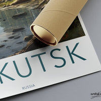 Yakutsk Poster | Russia Wall Art | Eastern Europe Artwork