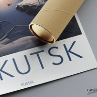 Yakutsk Poster | Russia Wall Art | Eastern Europe Artwork