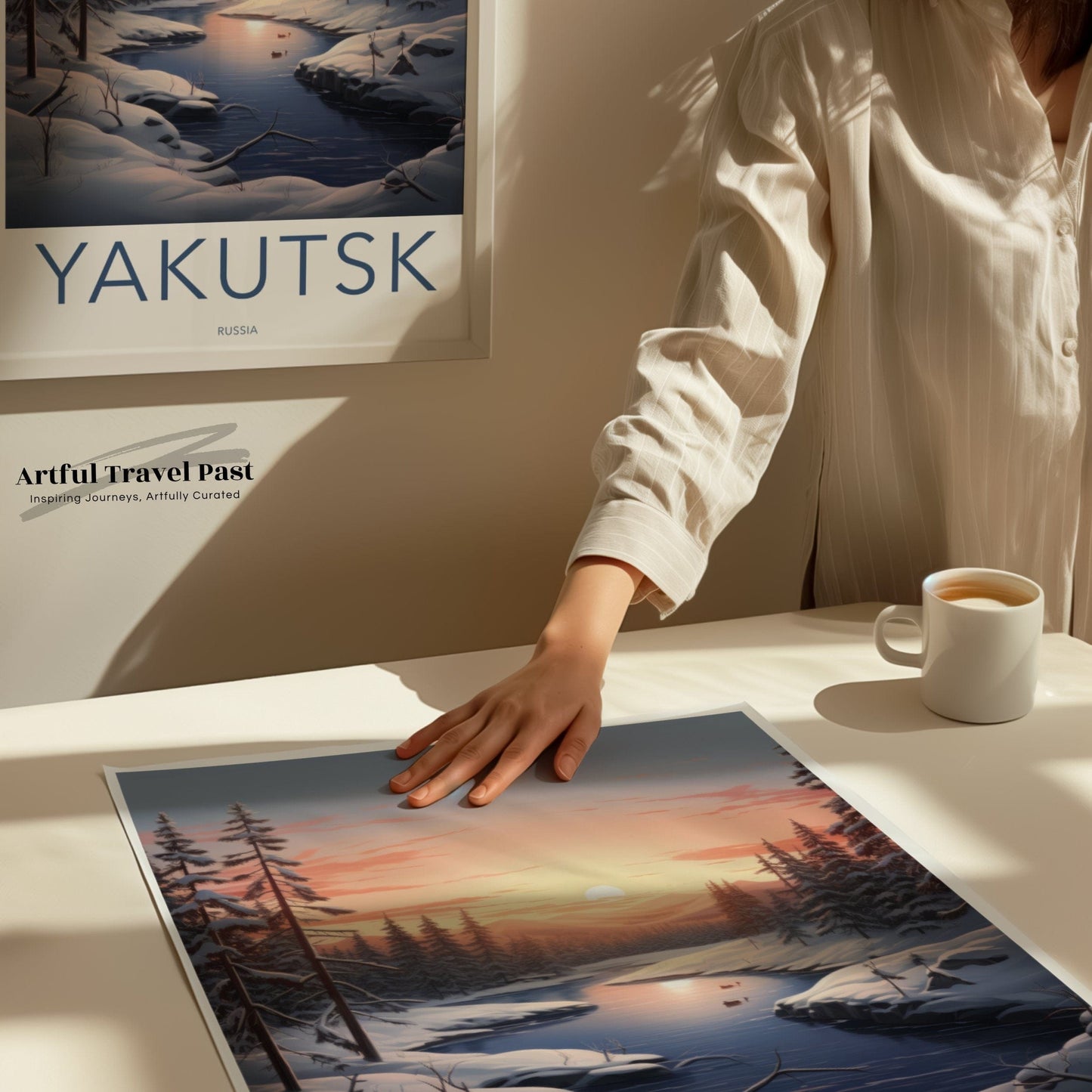 Yakutsk Poster | Russia Wall Art | Eastern Europe Artwork