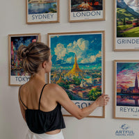 Yangon Poster - Myanmar Wall Art
