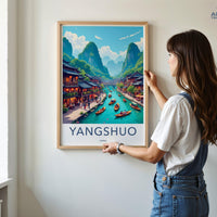 Yangshuo Poster - China Wall Art