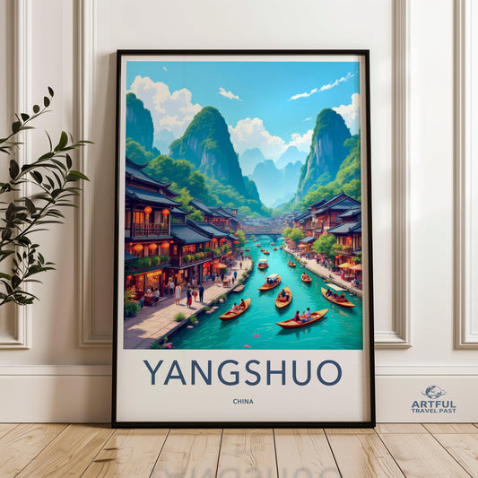 Yangshuo Poster - China Wall Art