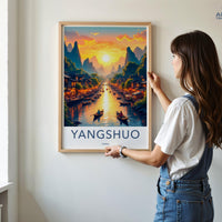 Yangshuo Poster - China Wall Art