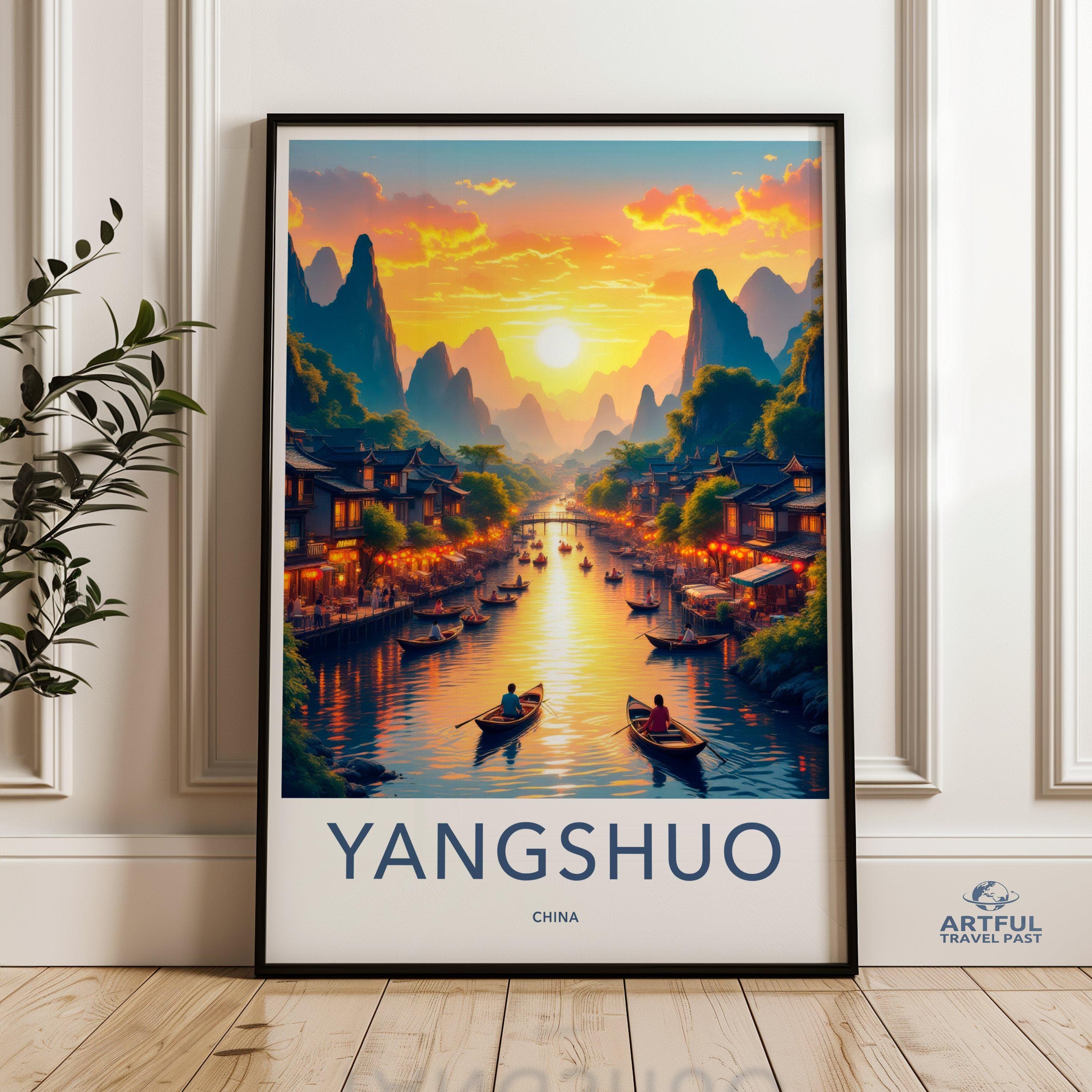 Yangshuo Poster - China Wall Art