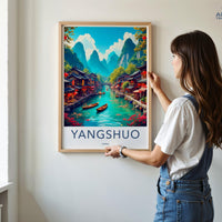 Yangshuo Poster - China Wall Art