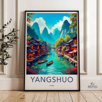 Yangshuo Poster - China Wall Art