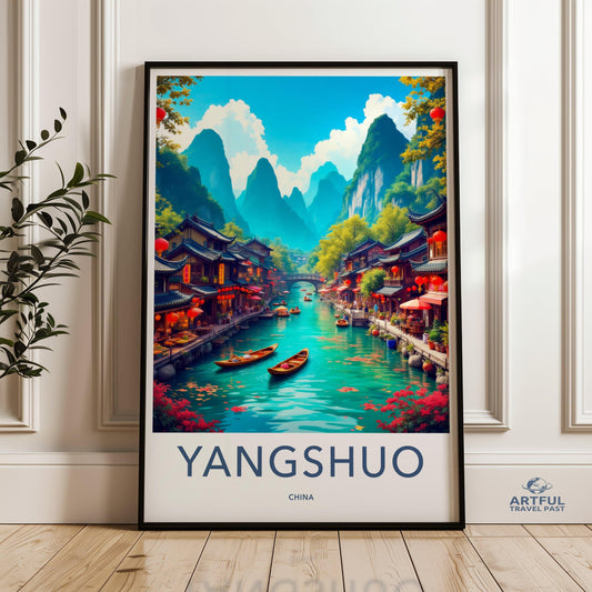 Yangshuo Poster - China Wall Art