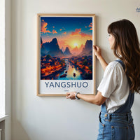 Yangshuo Poster - China Wall Art