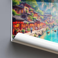 Yangshuo Poster | China Wall Art | Asia Decor