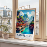 Yangshuo Poster | China Wall Art | Asia Decor