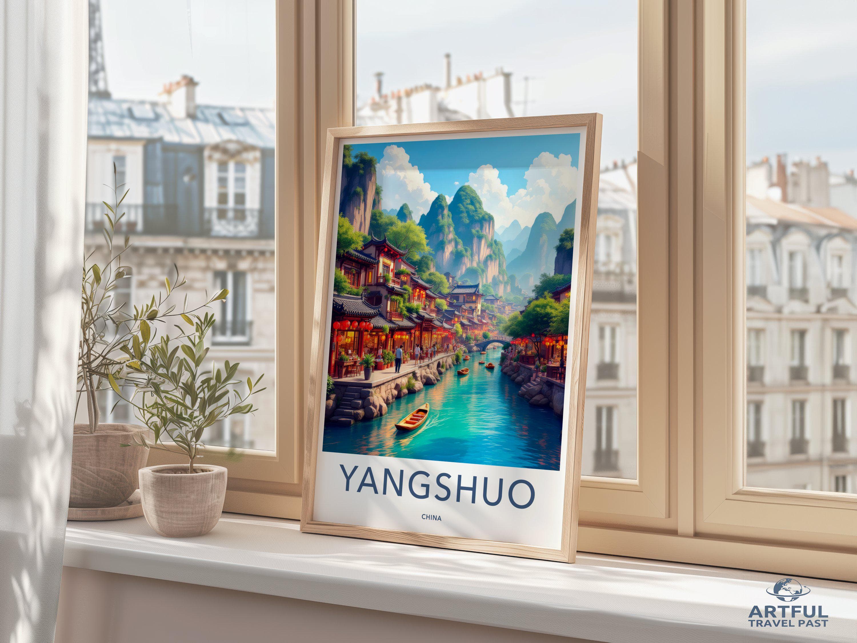 Yangshuo Poster | China Wall Art | Asia Decor