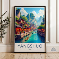 Yangshuo Poster | China Wall Art | Asia Decor