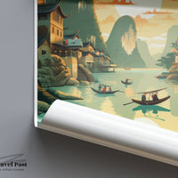 Yangshuo Poster | China Wall Art | Asia Decor