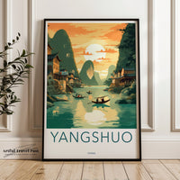 Yangshuo Poster | China Wall Art | Asia Decor