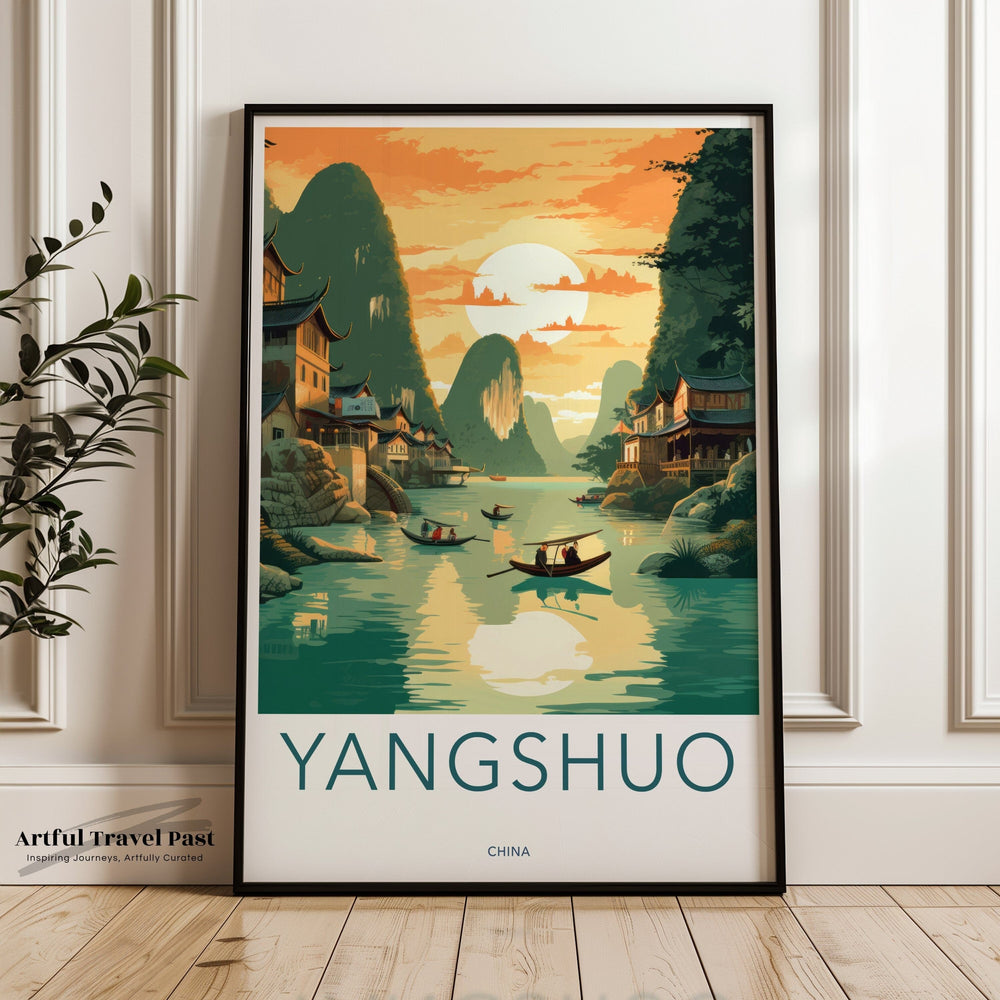 Yangshuo Poster | China Wall Art | Asia Decor