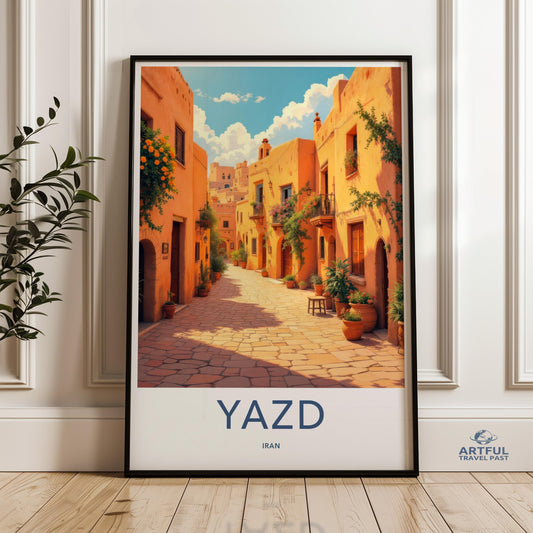 Yazd Poster - Iran Wall Art