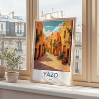 Yazd Poster - Iran Wall Art