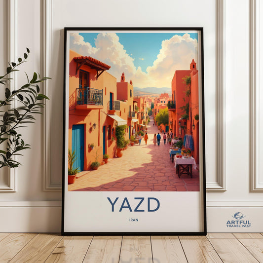 Yazd Poster - Iran Wall Art