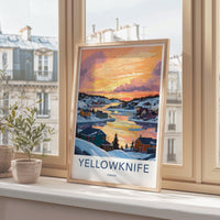 Yellowknife Poster - Canada Wall Art