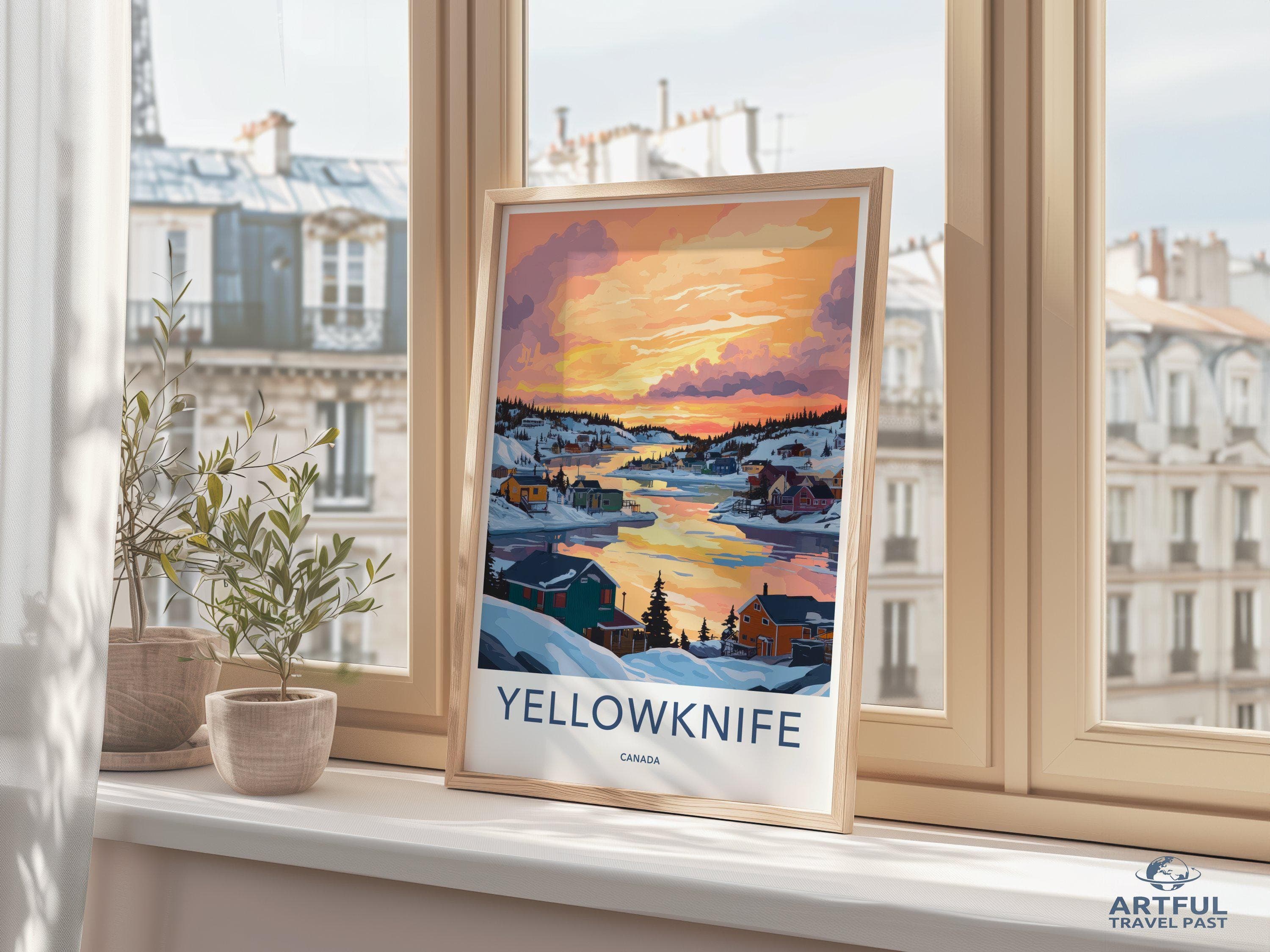 Yellowknife Poster - Canada Wall Art