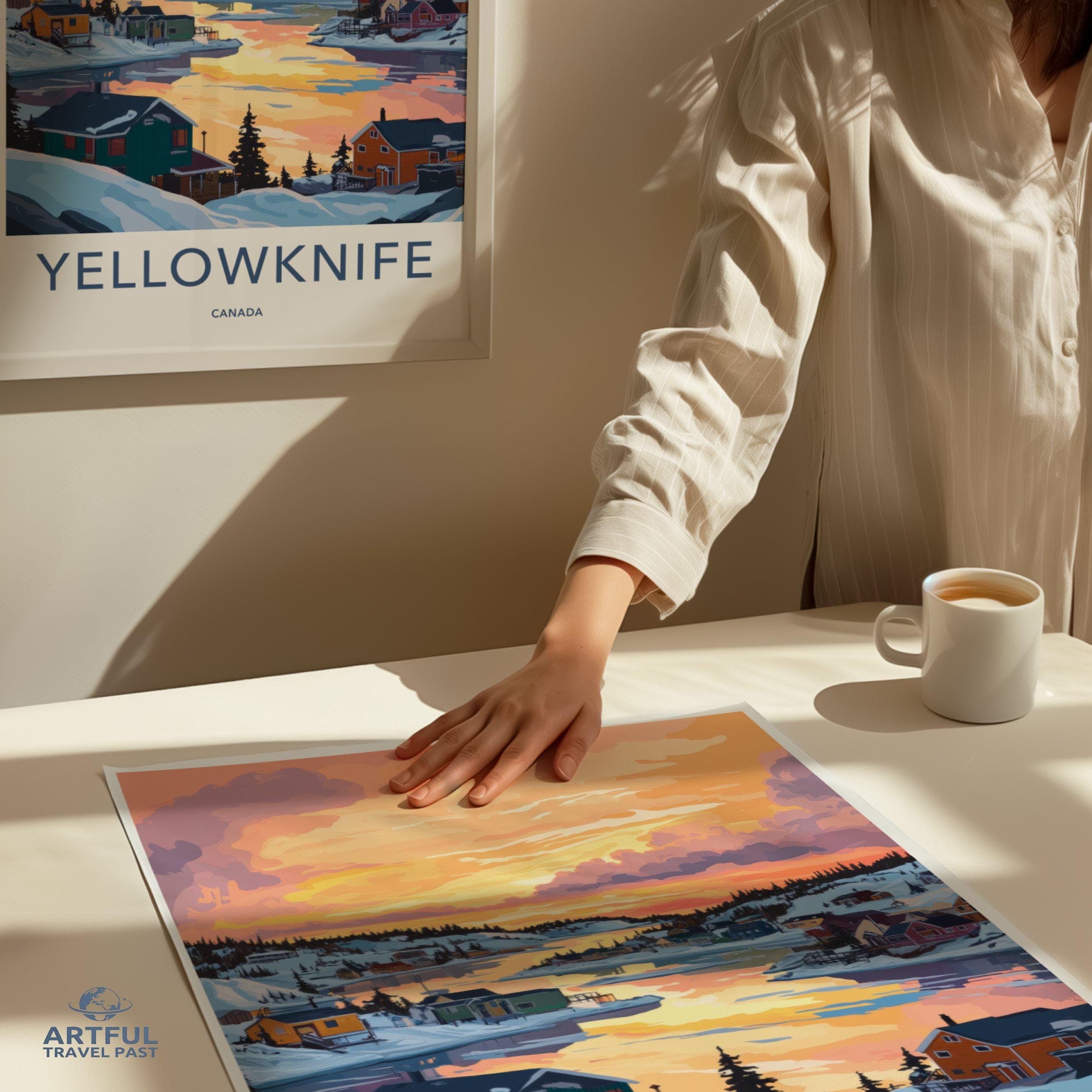 Yellowknife Poster - Canada Wall Art