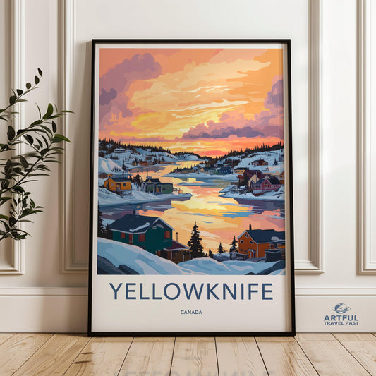 Yellowknife Poster - Canada Wall Art