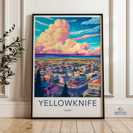 Yellowknife Poster - Canada Wall Art