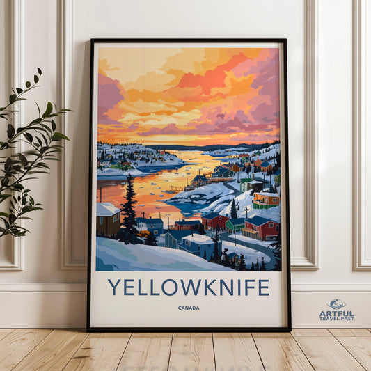 Yellowknife Poster - Canada Wall Art