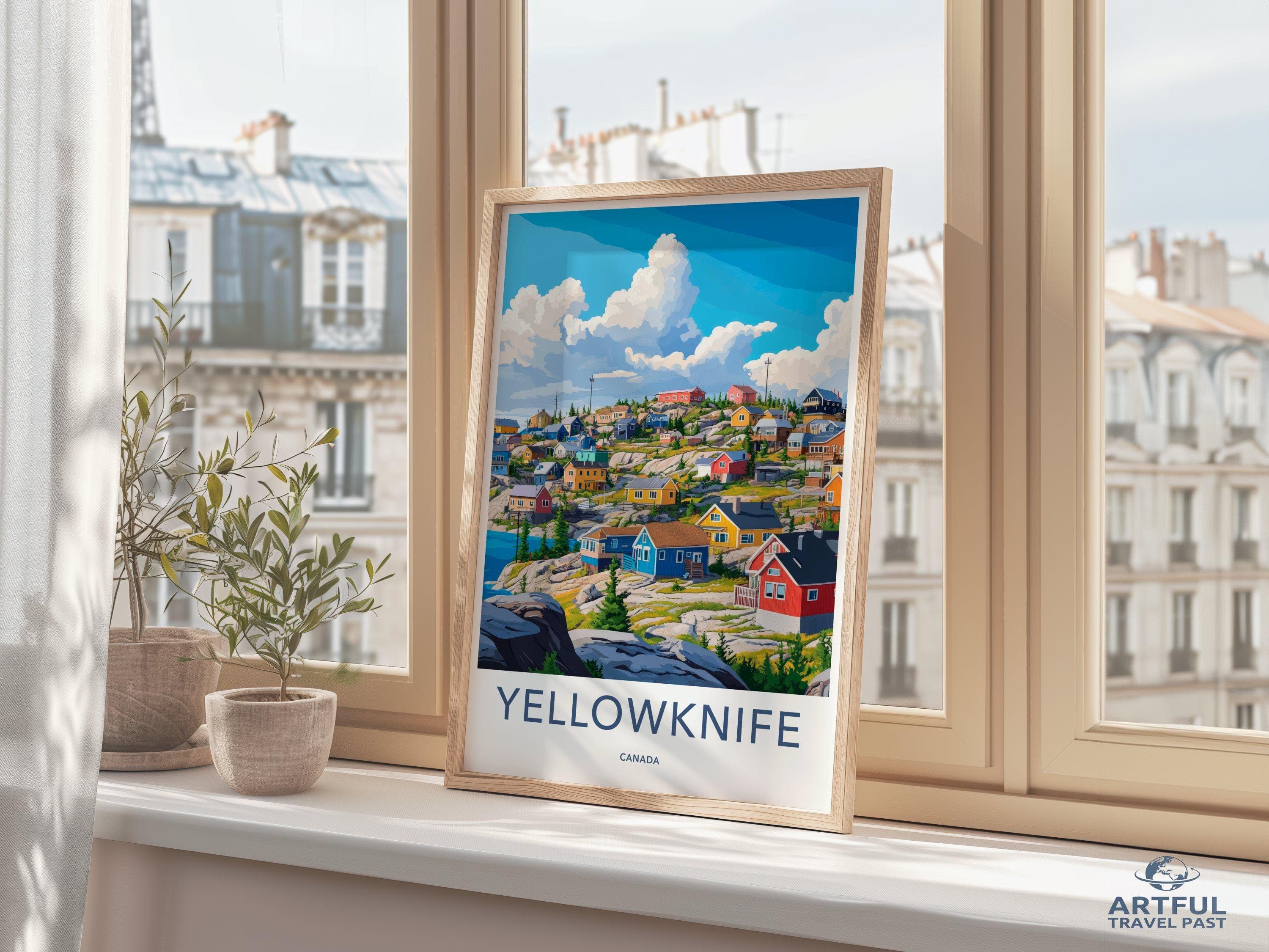 Yellowknife Poster - Canada Wall Art