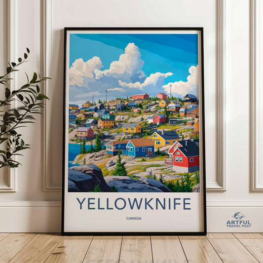 Yellowknife Poster - Canada Wall Art