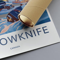 Yellowknife Poster - Canada Wall Art