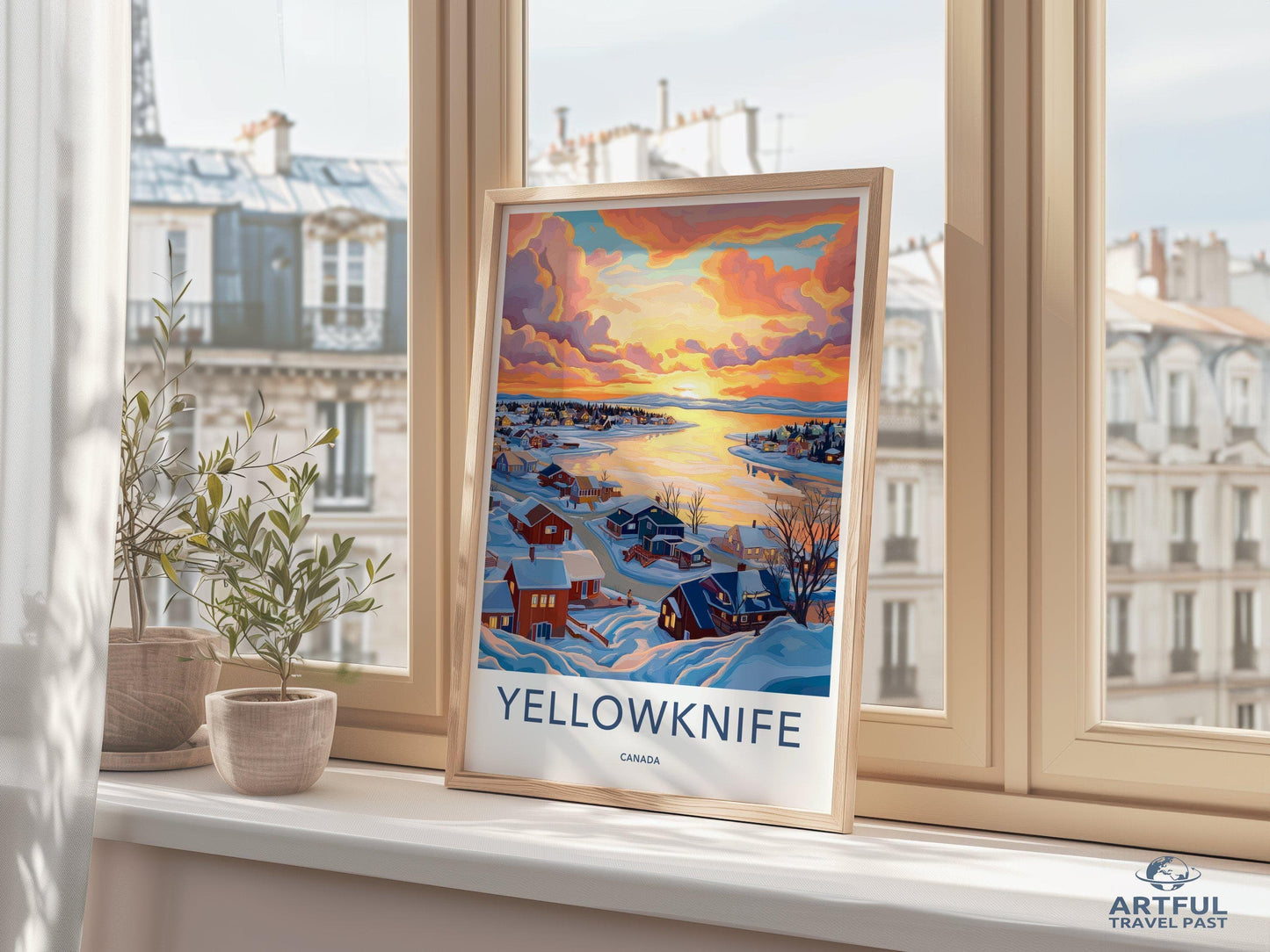 Yellowknife Poster - Canada Wall Art