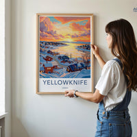 Yellowknife Poster - Canada Wall Art