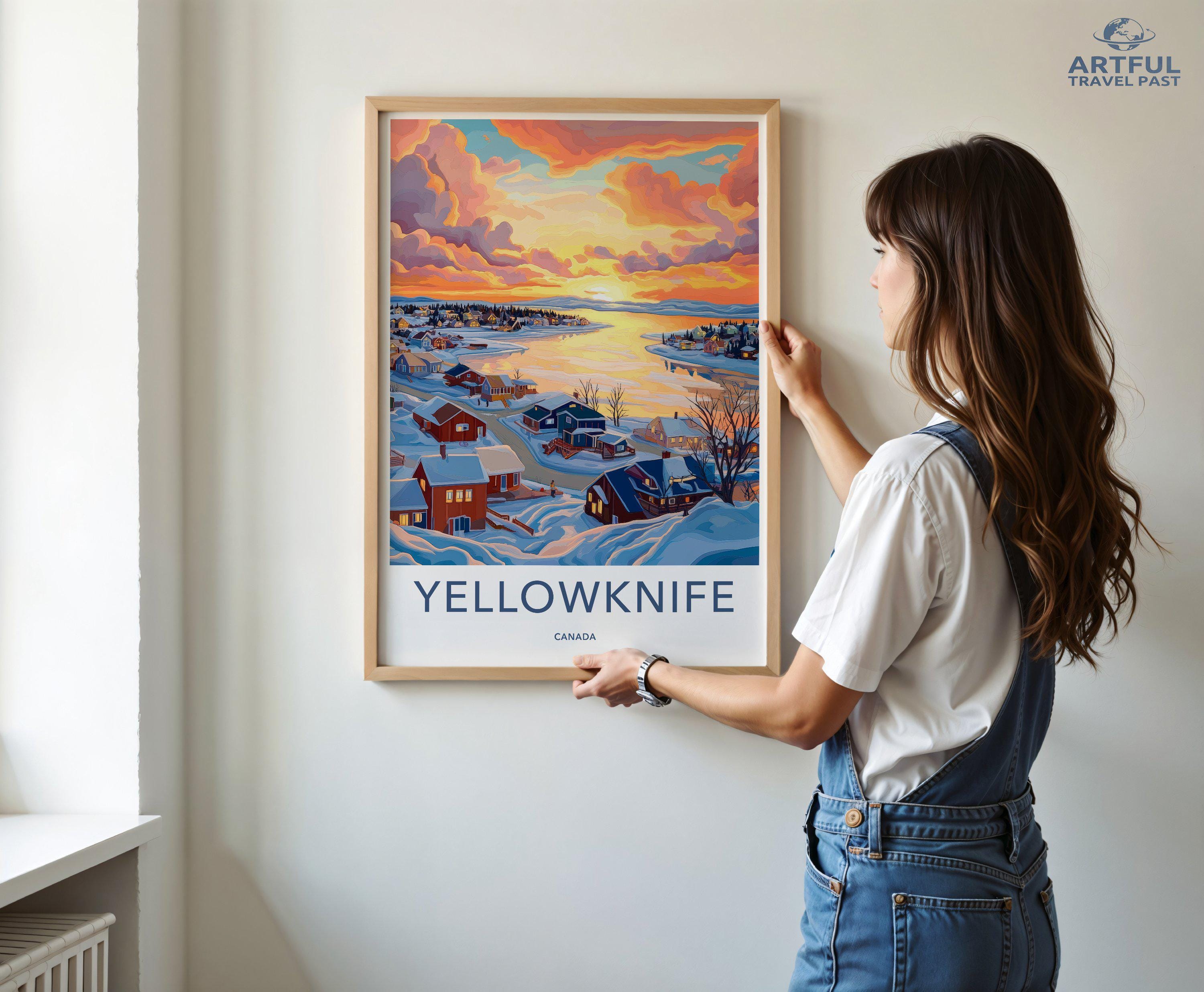 Yellowknife Poster - Canada Wall Art
