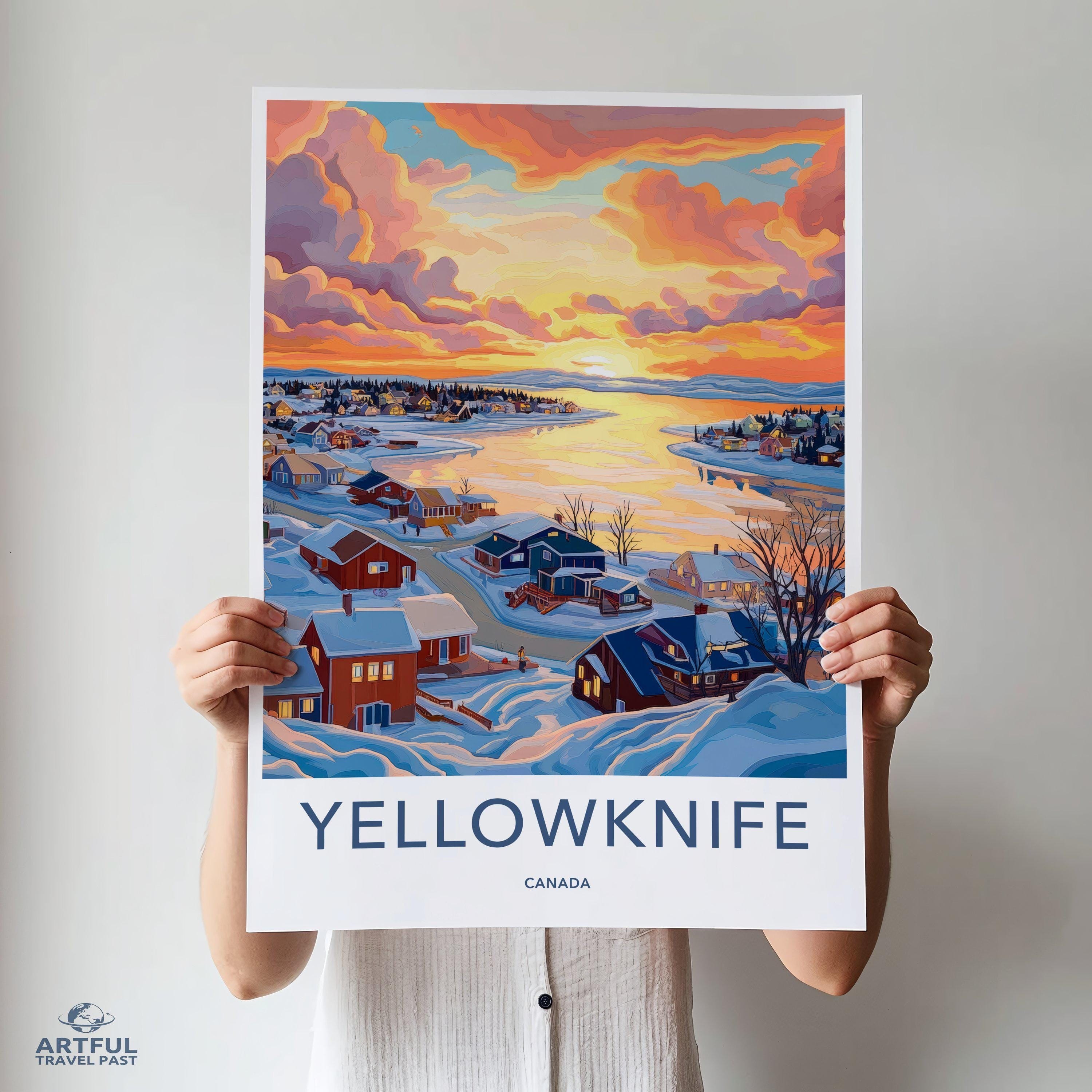 Yellowknife Poster - Canada Wall Art