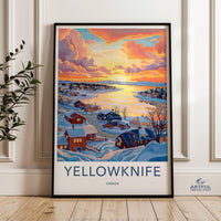 Yellowknife Poster - Canada Wall Art