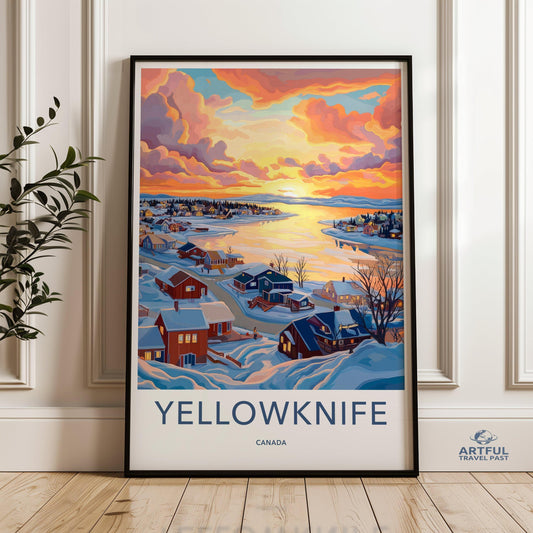 Yellowknife Poster - Canada Wall Art