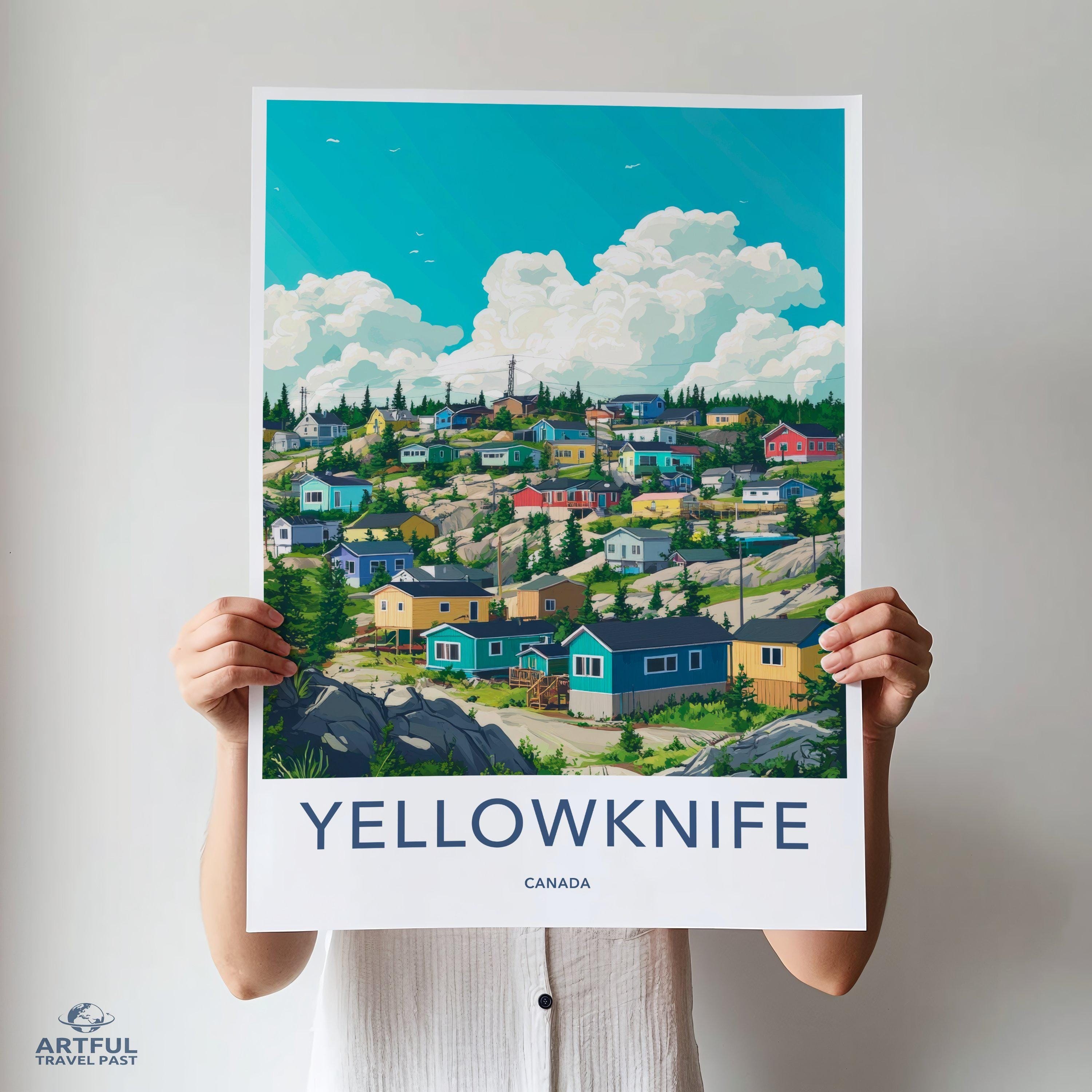 Yellowknife Poster - Canada Wall Art
