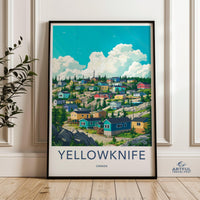 Yellowknife Poster - Canada Wall Art