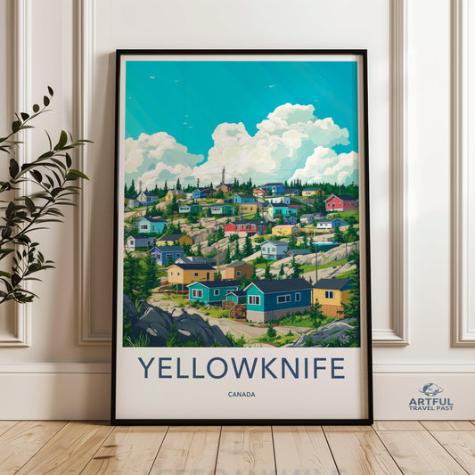 Yellowknife Poster - Canada Wall Art