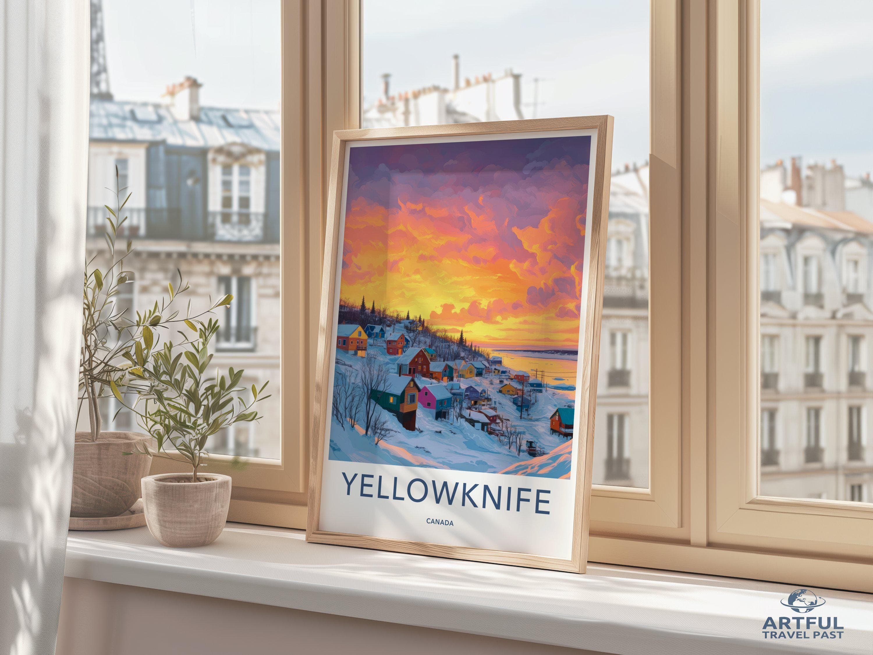 Yellowknife Poster - Canada Wall Art