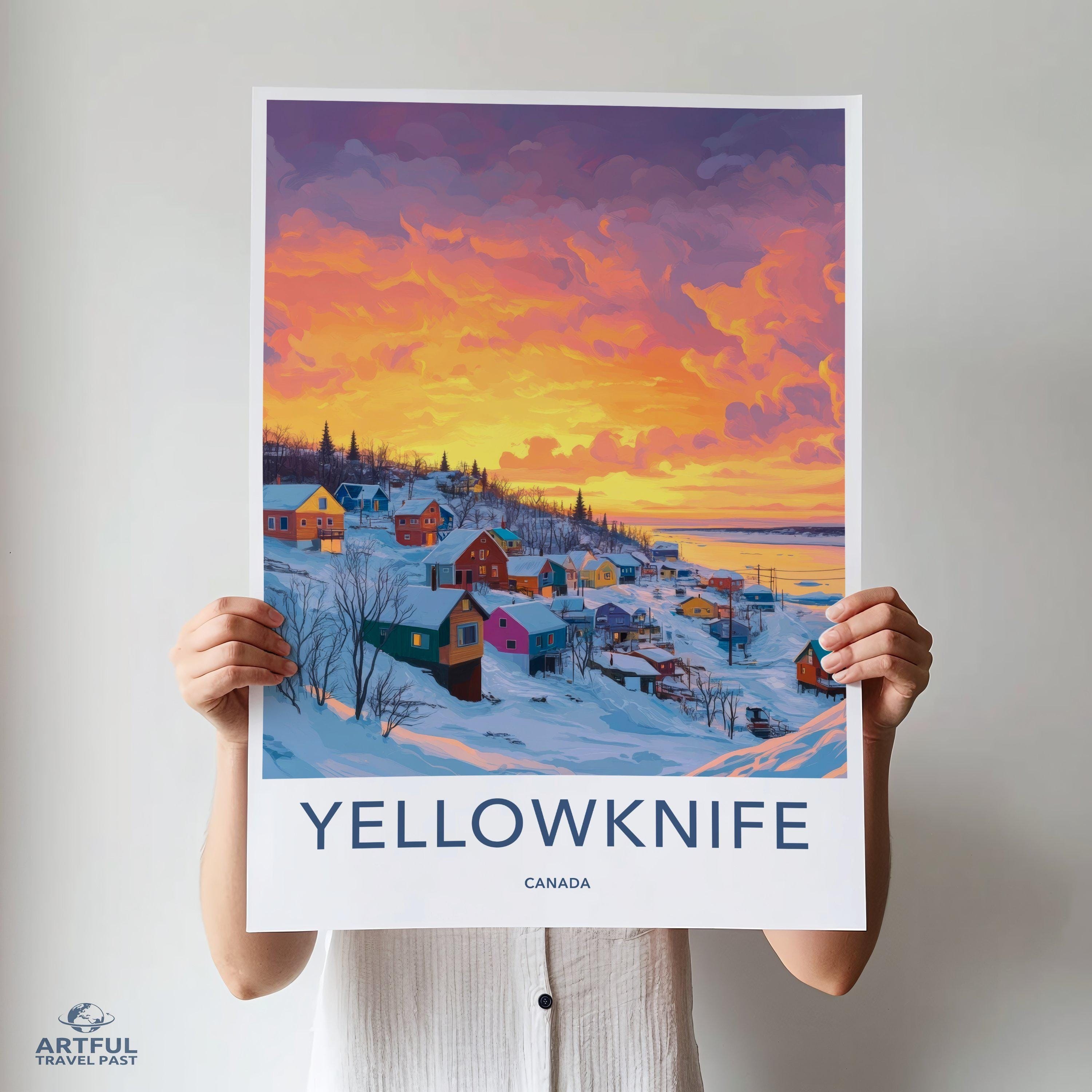 Yellowknife Poster - Canada Wall Art