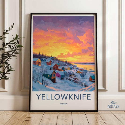 Yellowknife Poster - Canada Wall Art