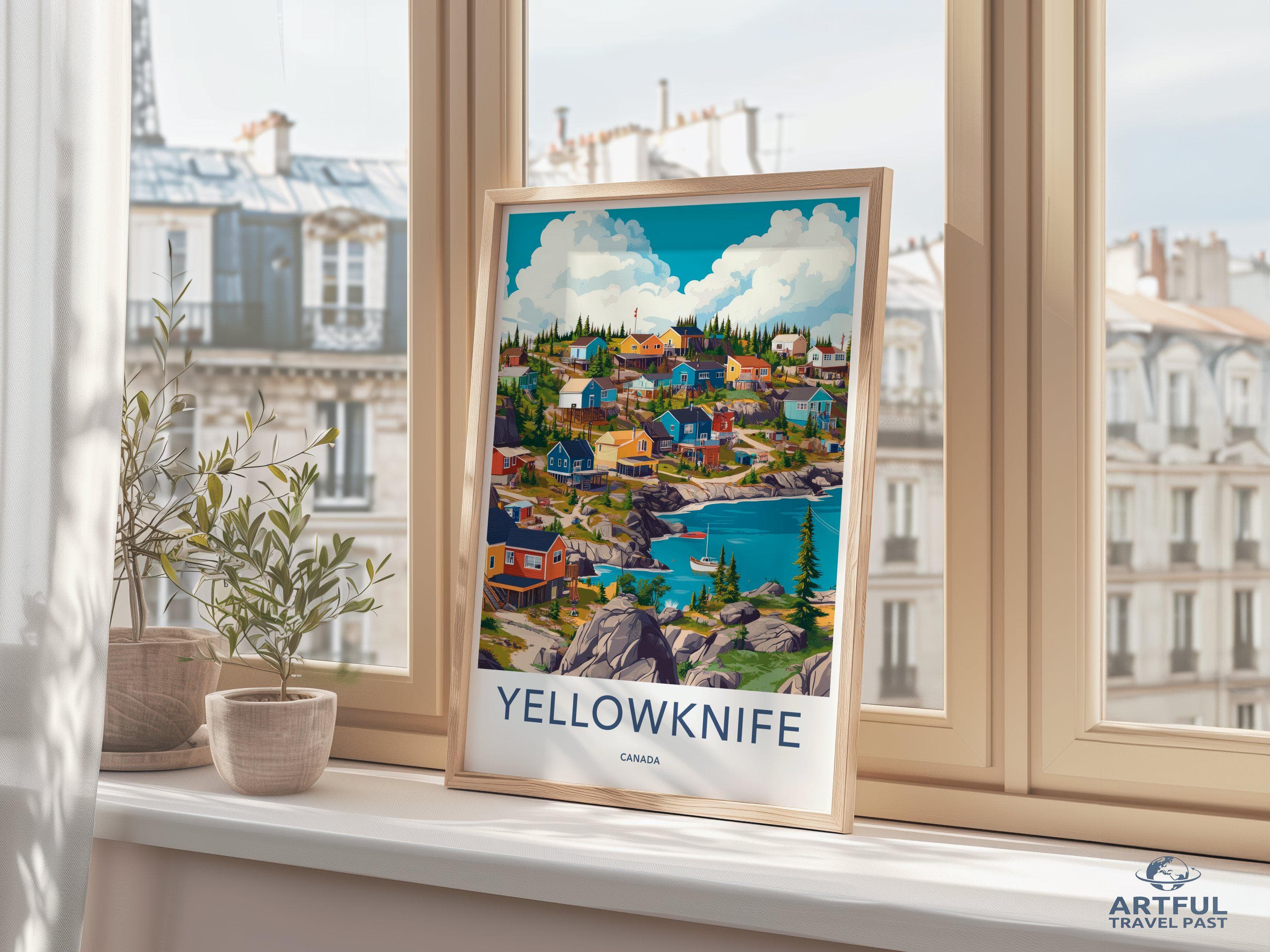 Yellowknife Poster - Canada Wall Art