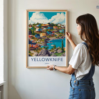 Yellowknife Poster - Canada Wall Art