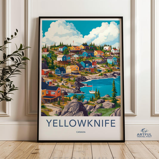 Yellowknife Poster - Canada Wall Art