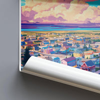 Yellowknife Poster | Canada Wall Art | North America Decor