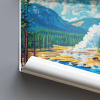 Yellowstone National Park Poster
