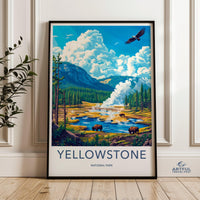 Yellowstone National Park Poster