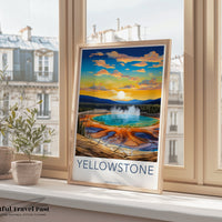 Yellowstone National Park Poster | USA Wall Art